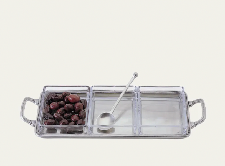 Crudite Tray with Handles