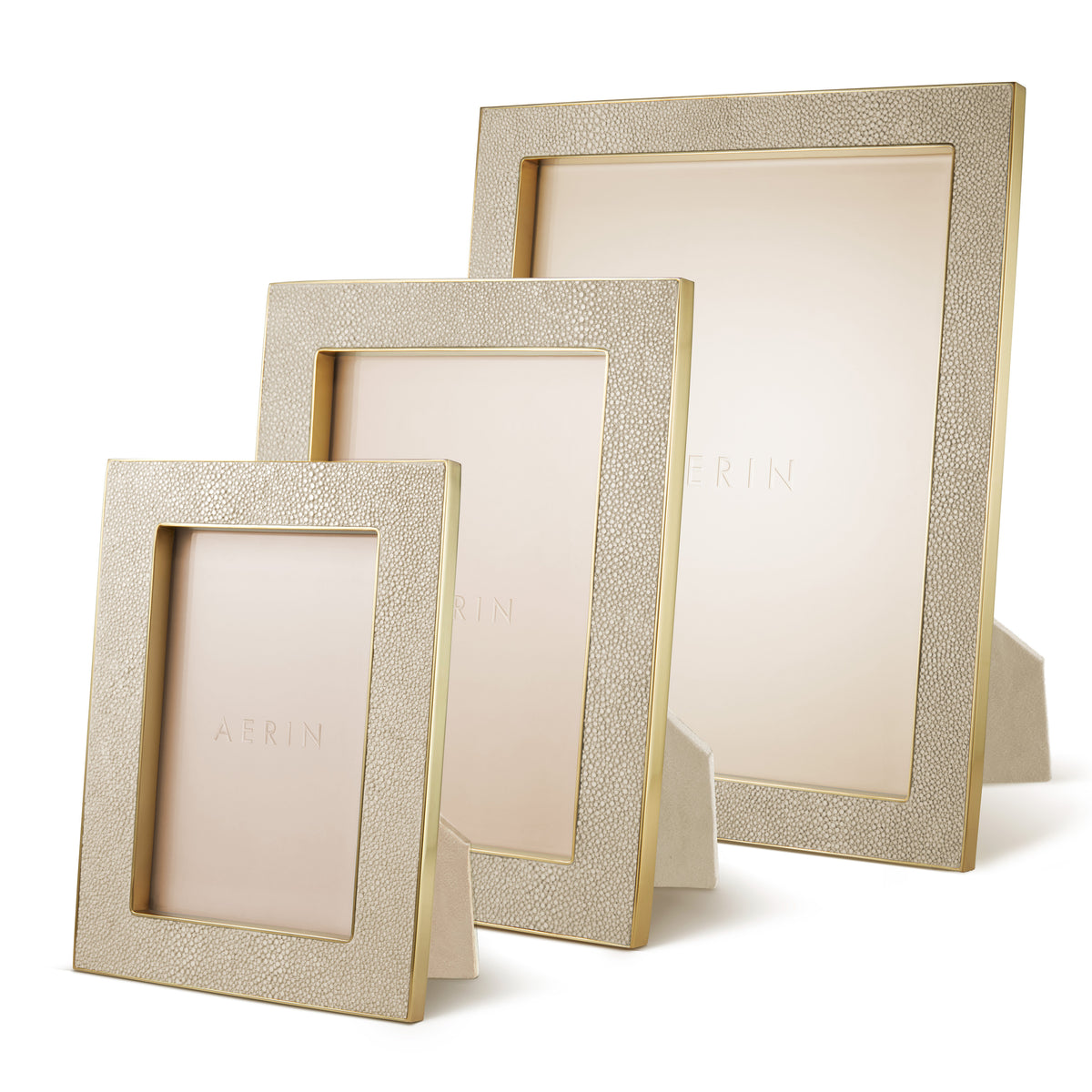 Classic Shagreen Frame, Wheat