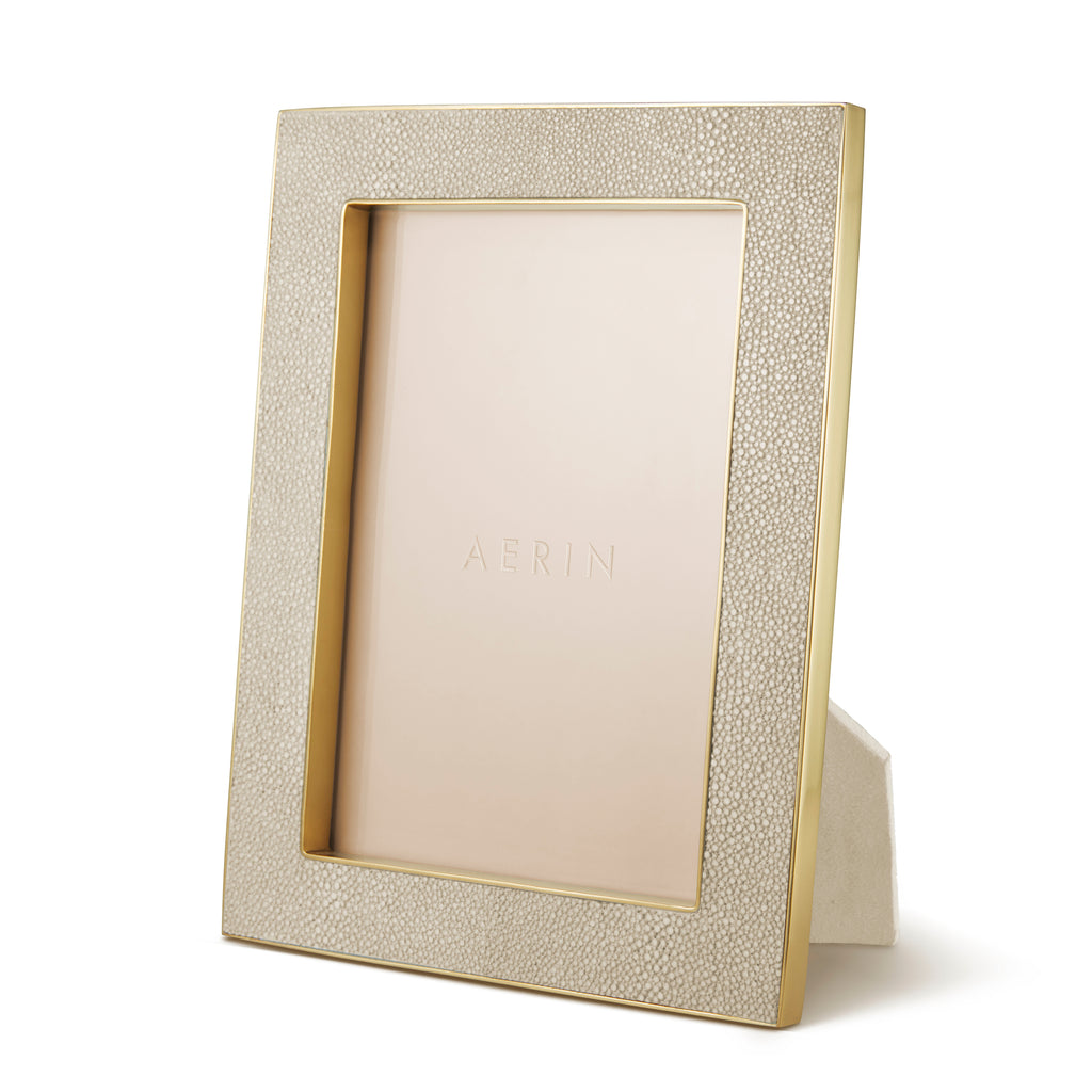 Classic Shagreen Frame, Wheat