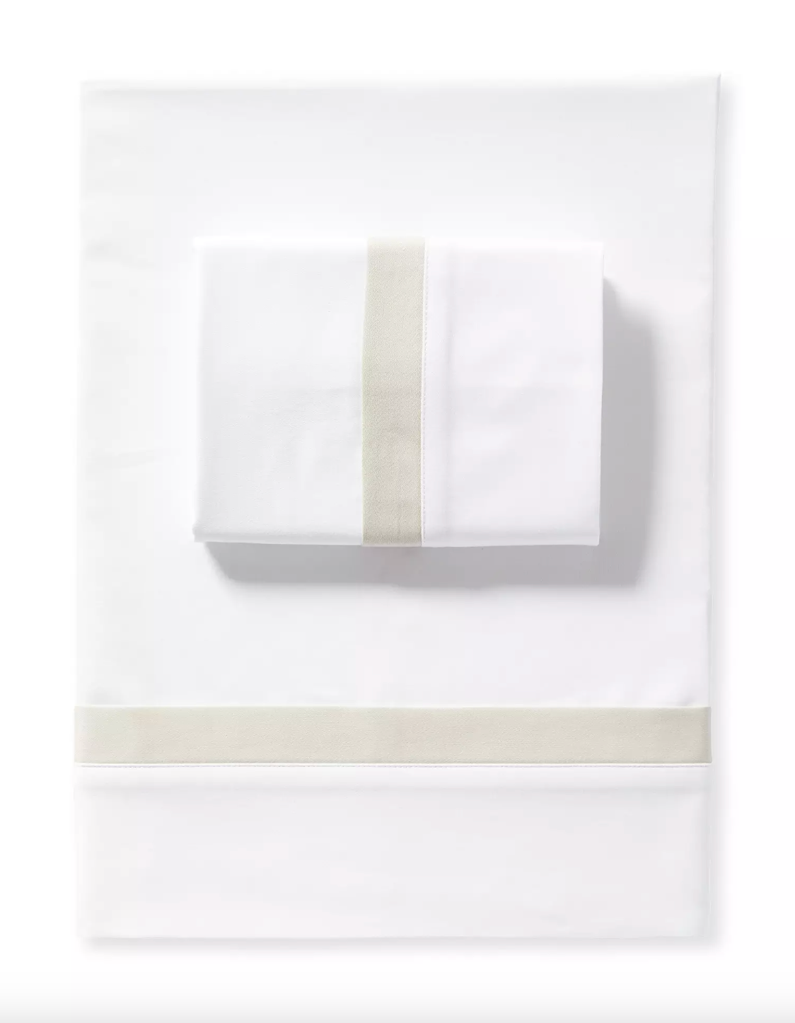 Border Frame Sateen Pillowcases (Set of 2)