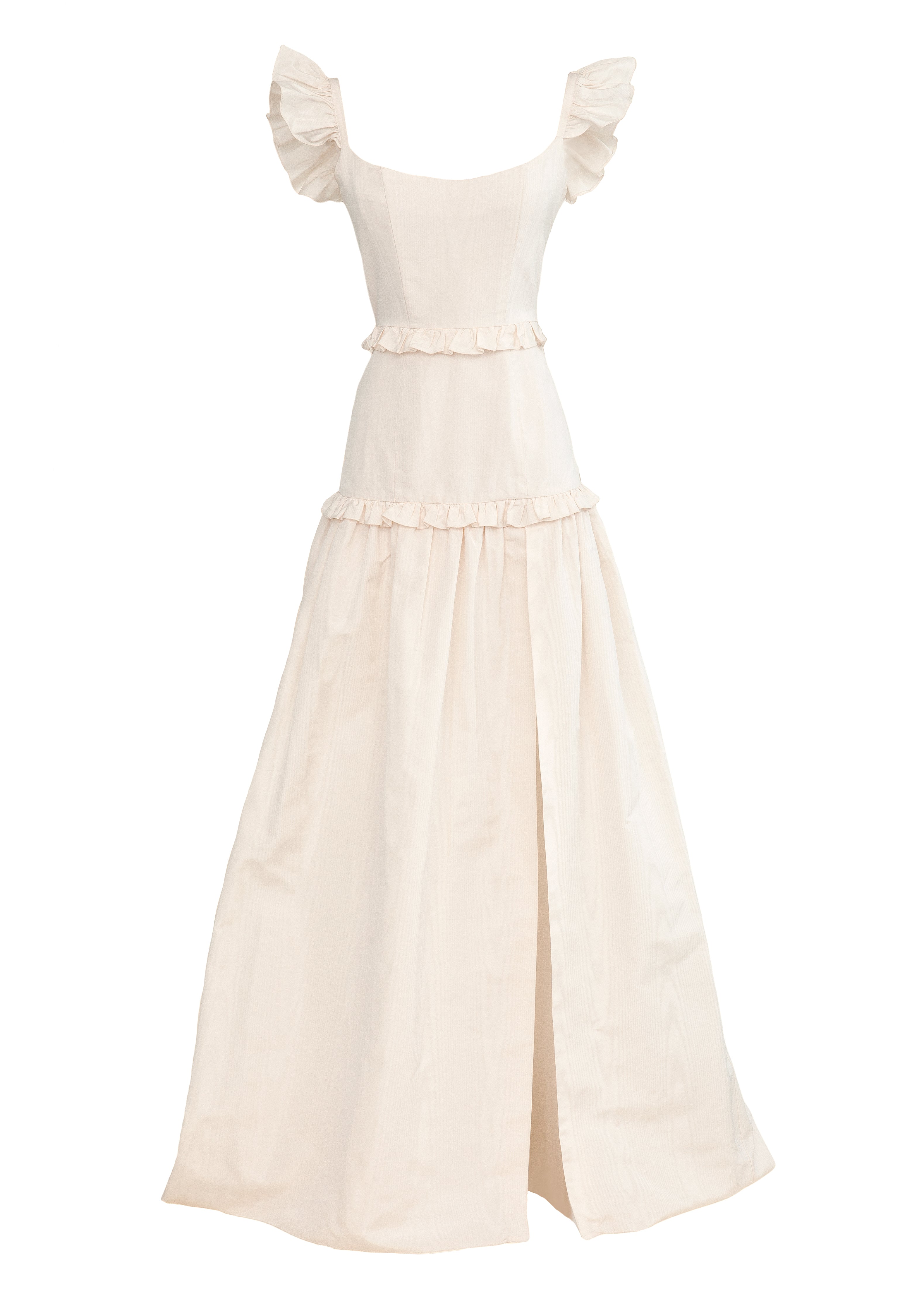 Arabella Ivory Moire Gown