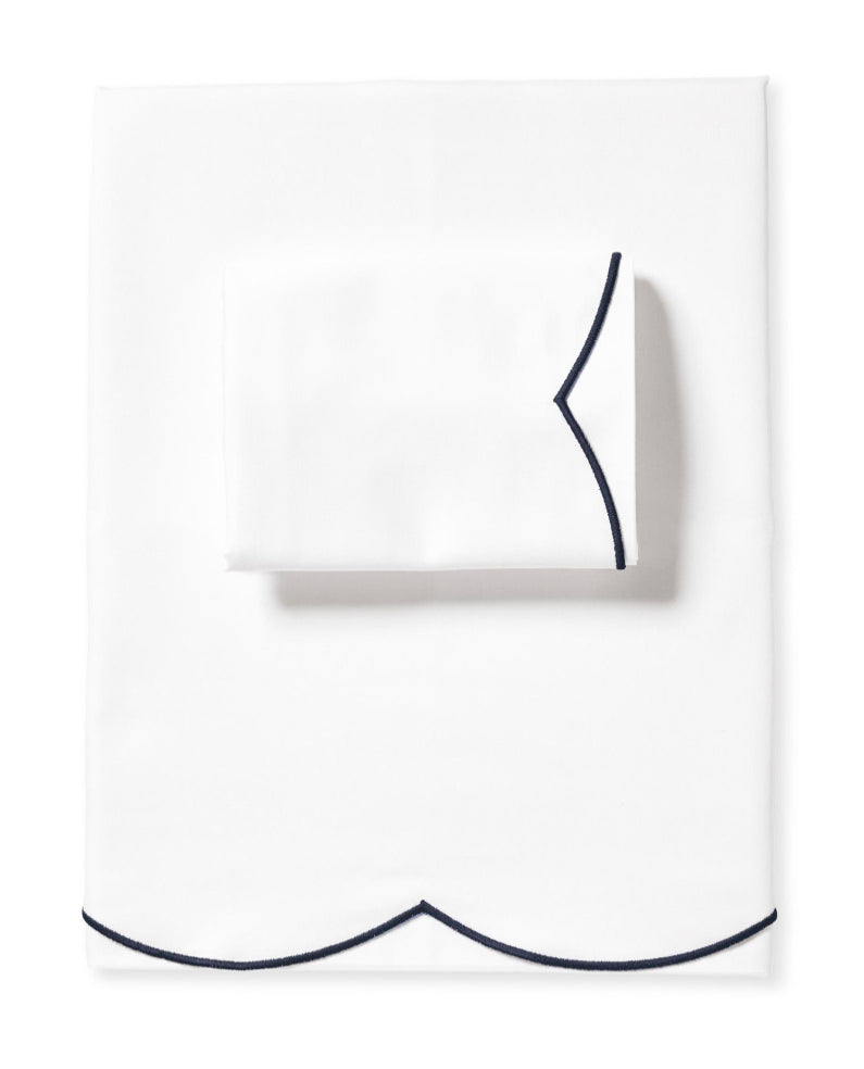 Scallop Sateen Sheet Set