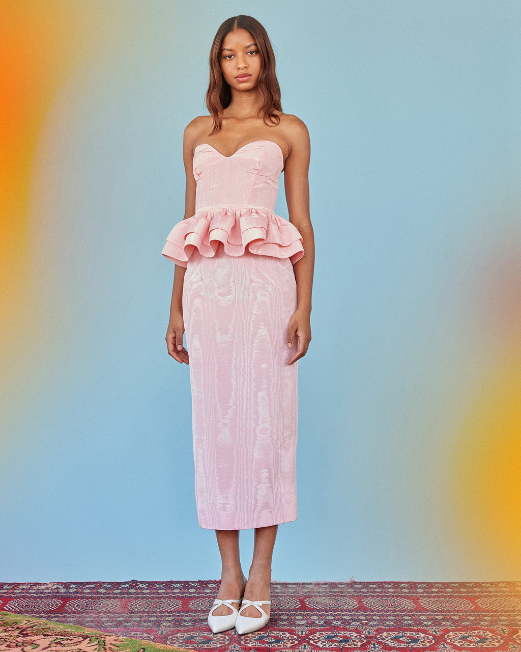 Vesper Corset Top in Opal Moire