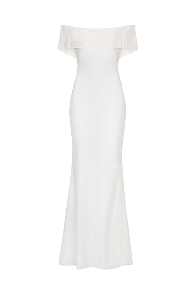 Harbour Frill Dress 5 / Ivory