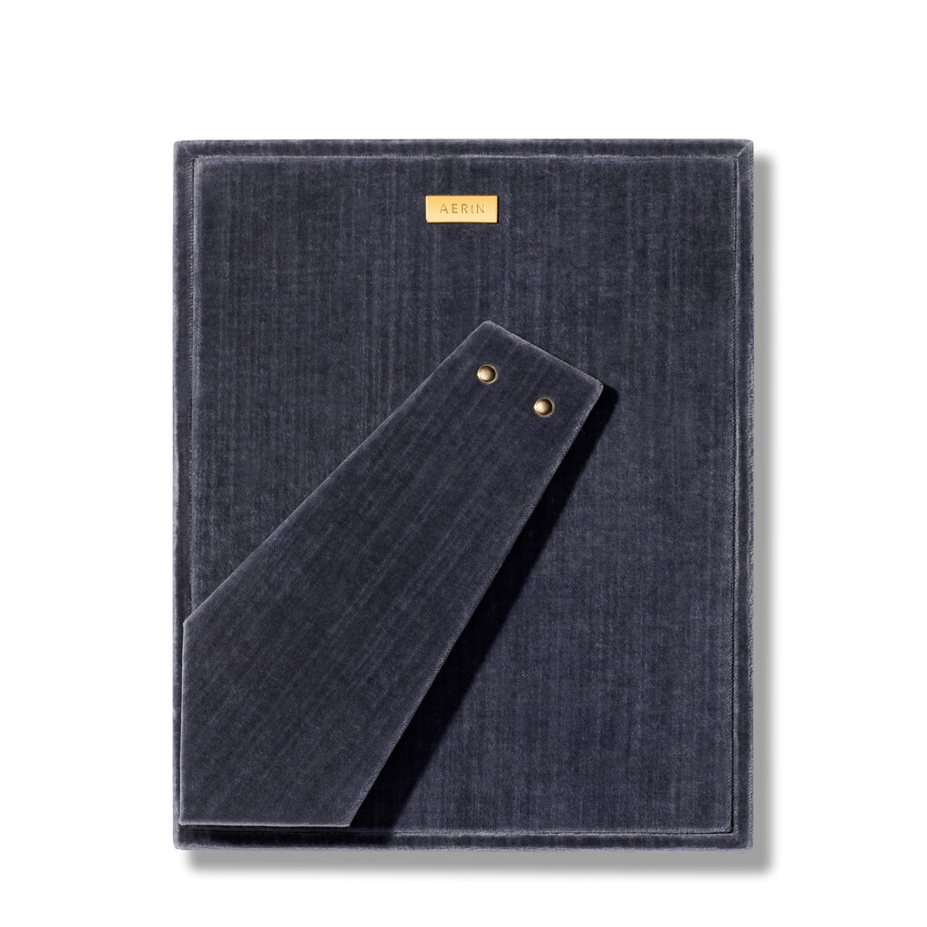 Valentina Velvet Frame, Dusk Blue