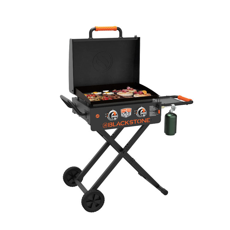 22" Griddle W/Hood & Flexfold Legs