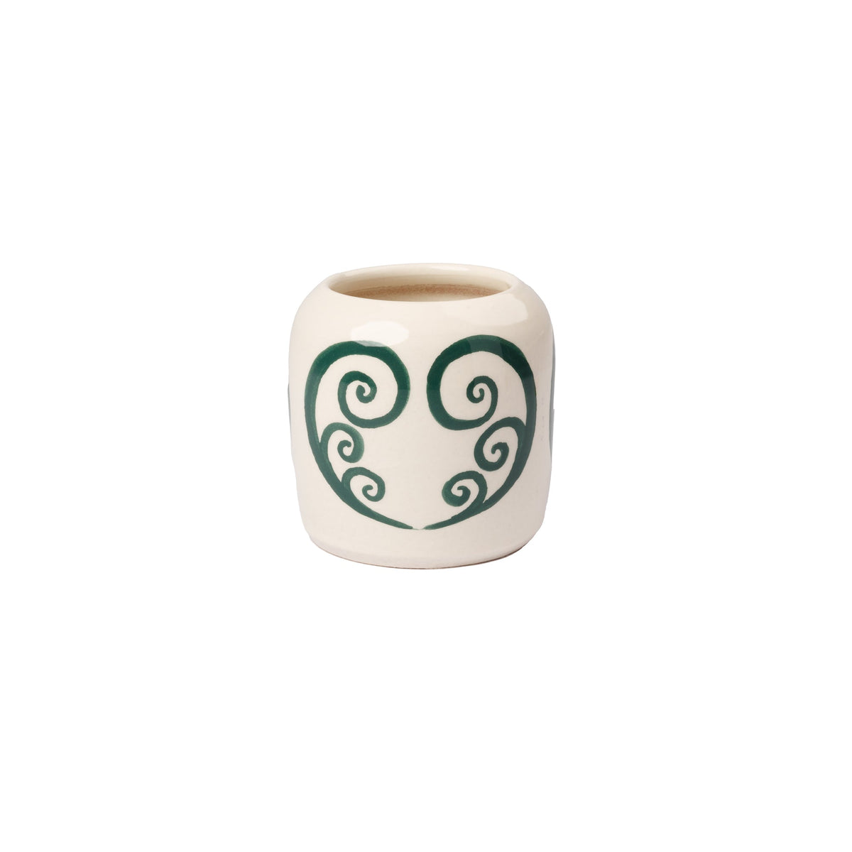 Peacock Green Cycladic Vase