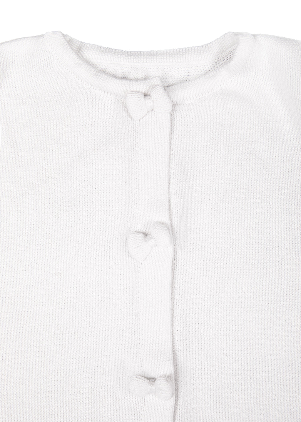 Girls White Dressy Sweater