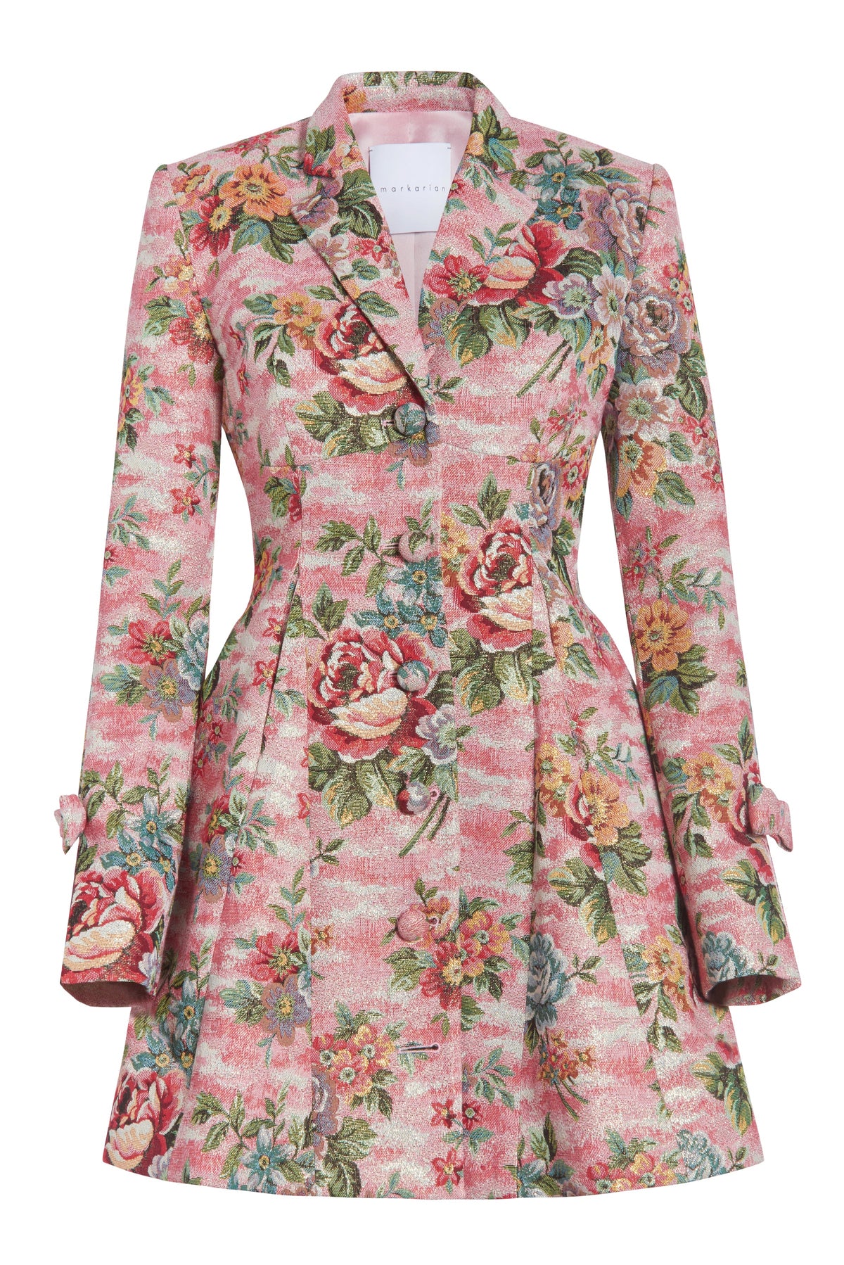 brocade tapestry mini dress