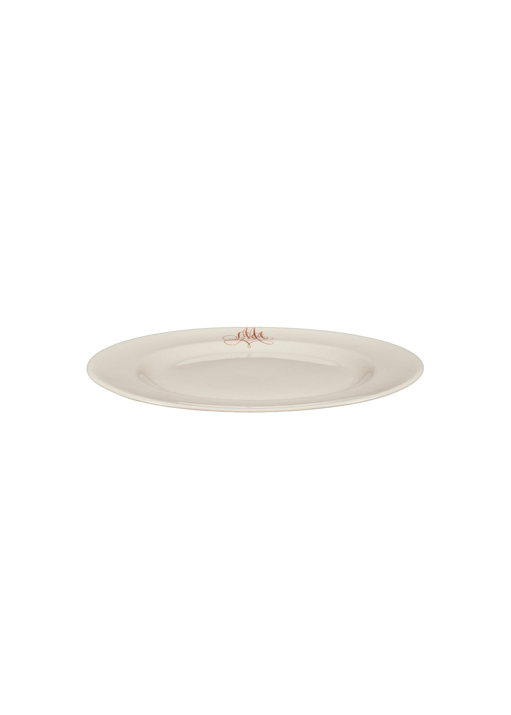 Bespoke Empire Plate with Interlaced Monogram, Set of 12