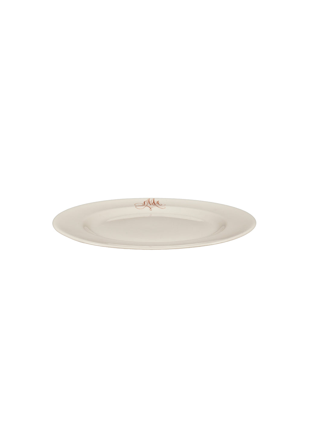 Bespoke Empire Plate with Interlaced Monogram, Set of 12