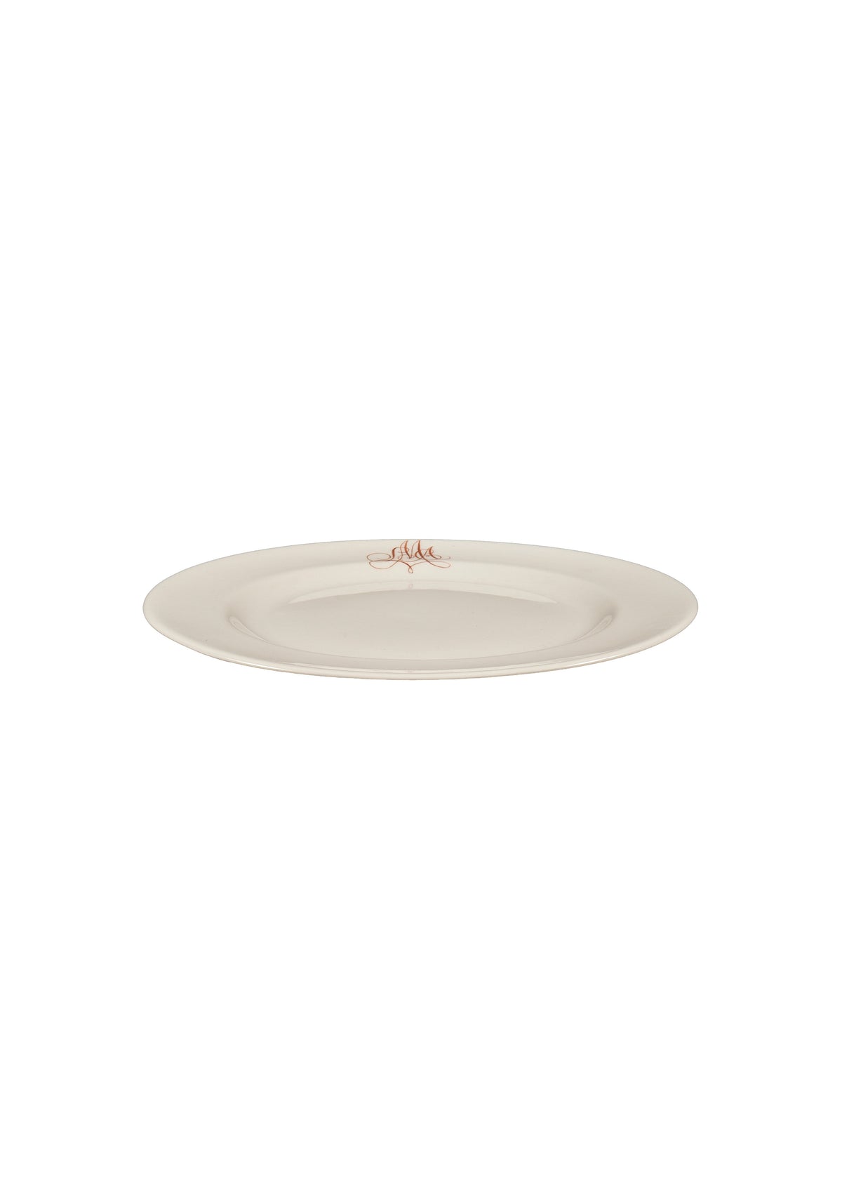 Bespoke Empire Plate with Interlaced Monogram, Set of 12