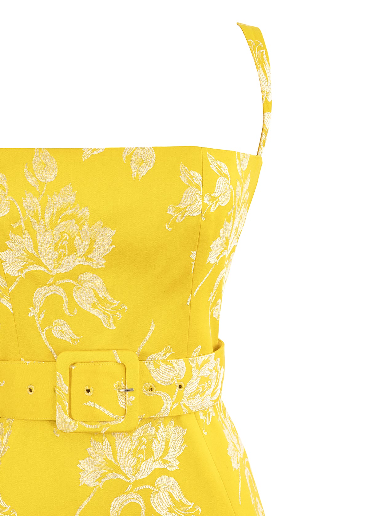 Alexandra Dress in Yellow Floral
