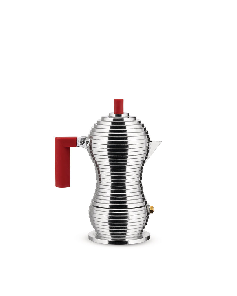 Alessi 9090 Espresso Coffee Maker Perforated Handle - 6 Cups