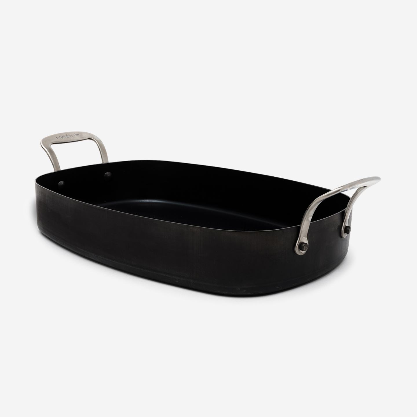 Blue Carbon Steel Roasting Pan