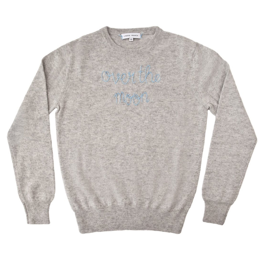 Over The Moon x Lingua Franca Cashmere Sweater