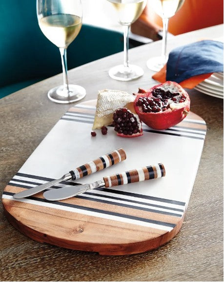 Juliska Stonewood Stripe Serving Board & Spreader