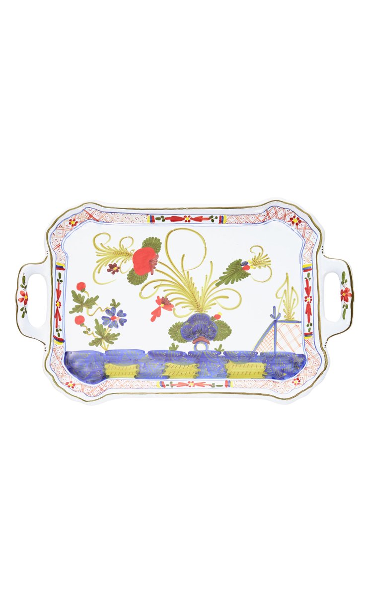 Carnation Porcelain Serving Tray