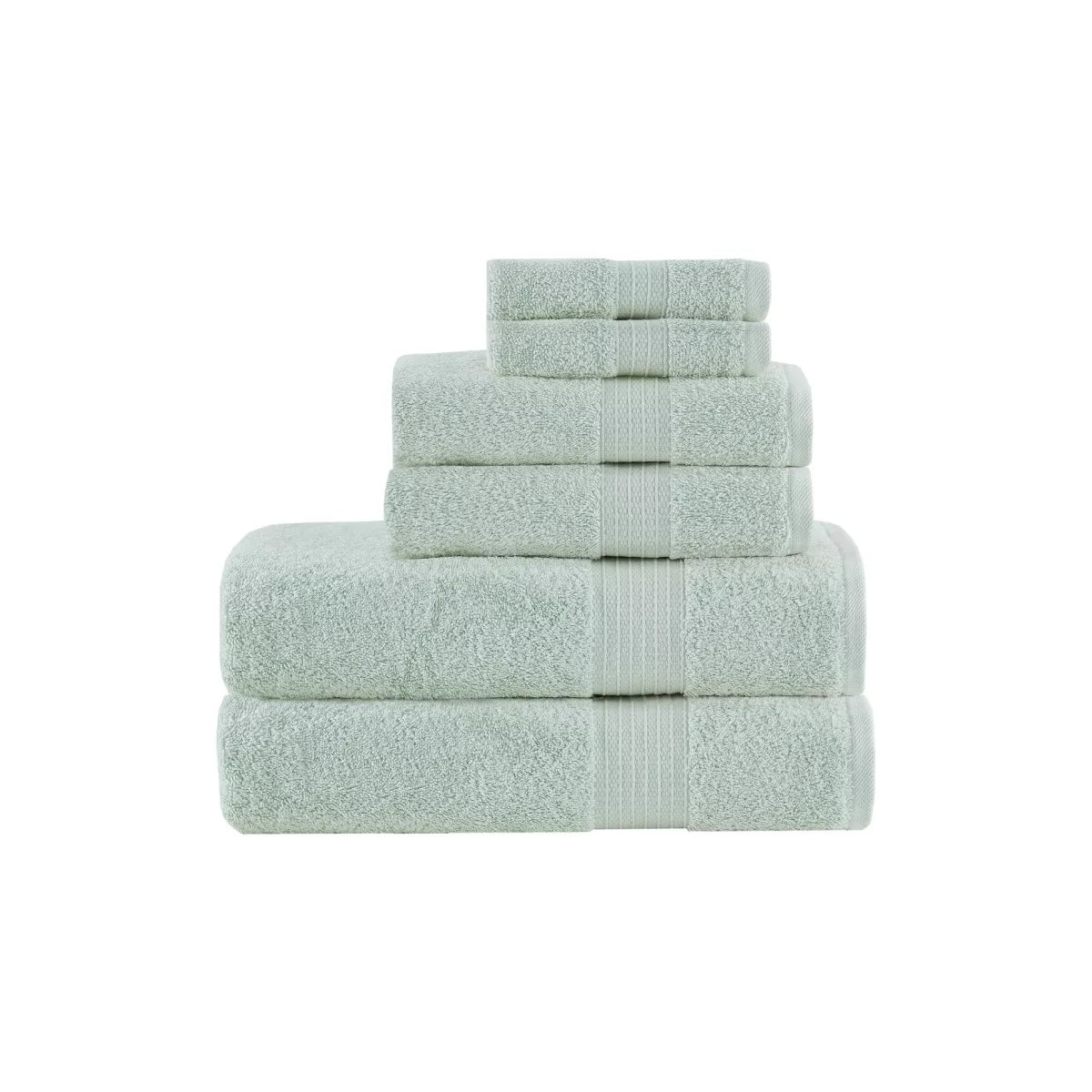 6pc Organic Cotton Bath Towel Set