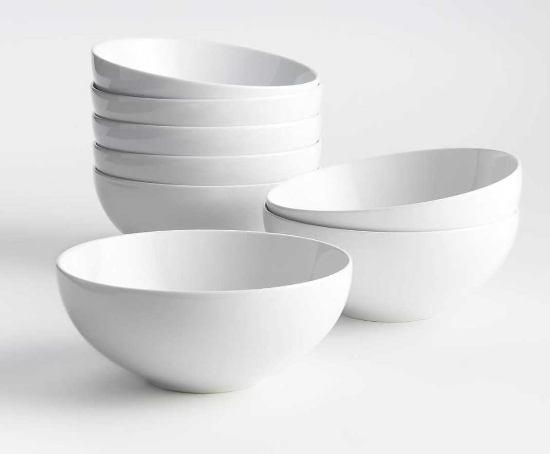 Aspen Bowls 7", Set of Eight
