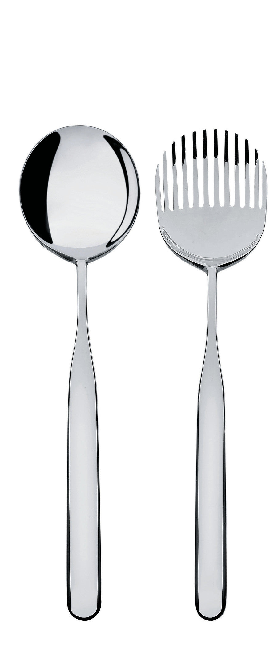 Collo-Alto Salad Set in Stainless Steel