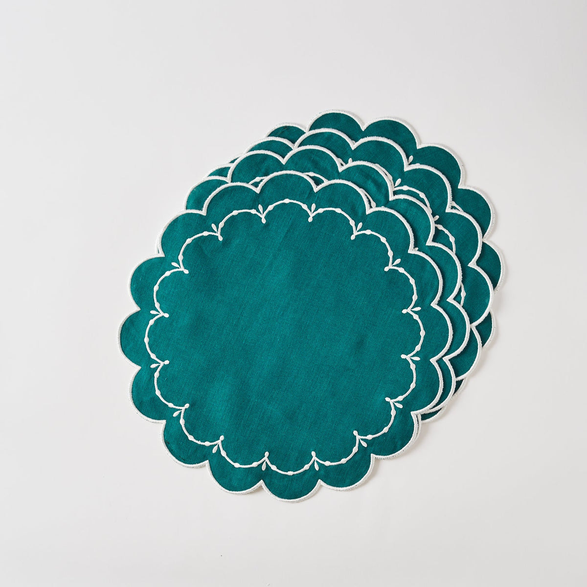 Poppy Forest Green Placemat, Set of 4