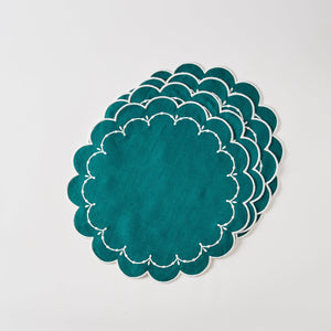 Poppy Forest Green Placemat, Set of 4