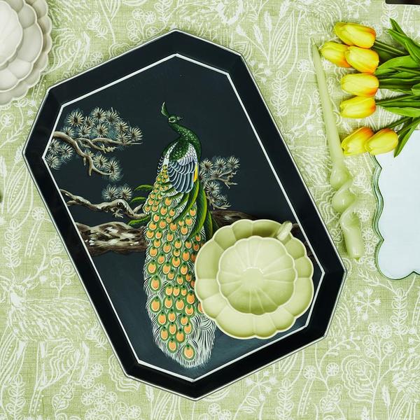 Blossom Green Tea Cup and Saucer