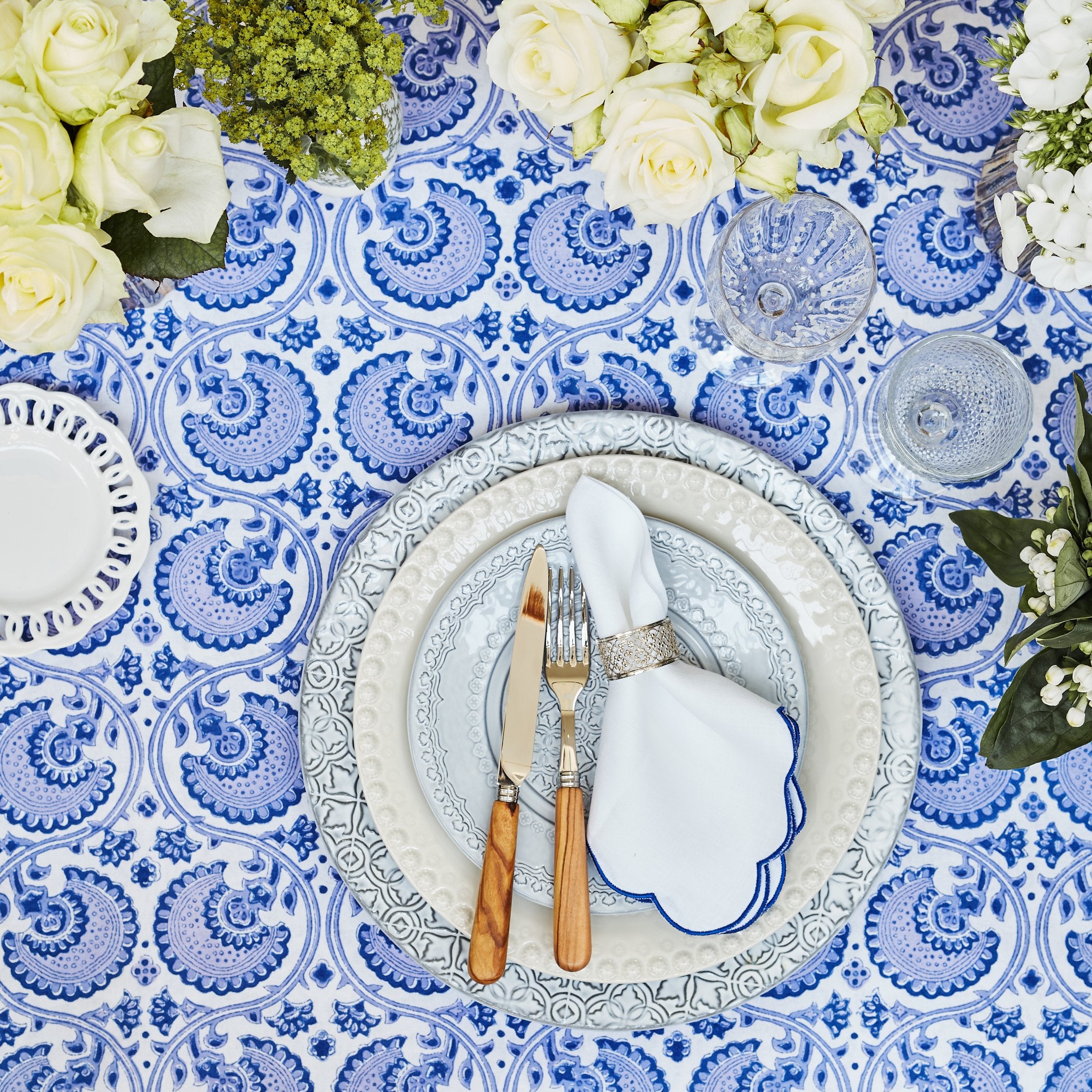Darcey Blue Tablecloth