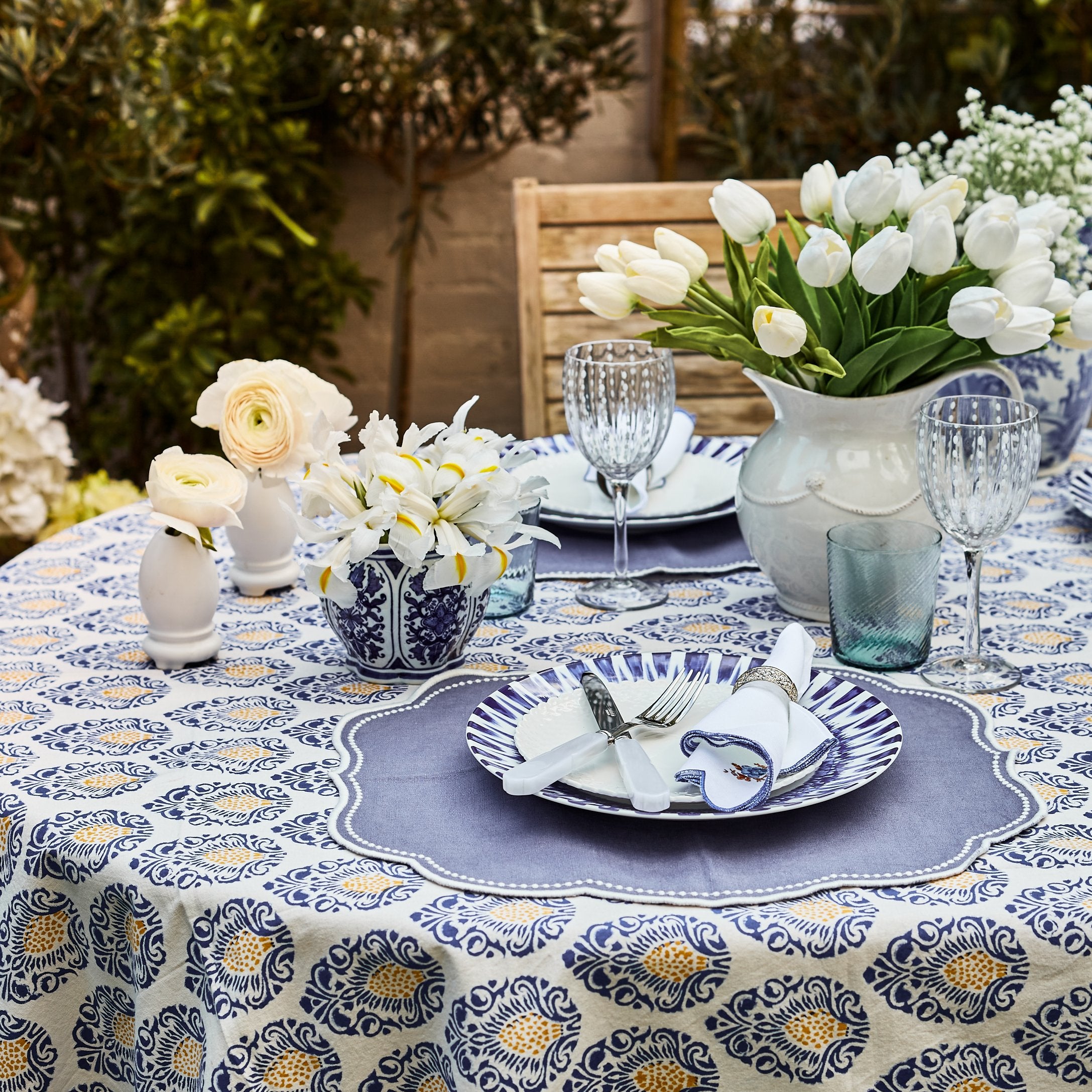 Bali Blue Tablecloth