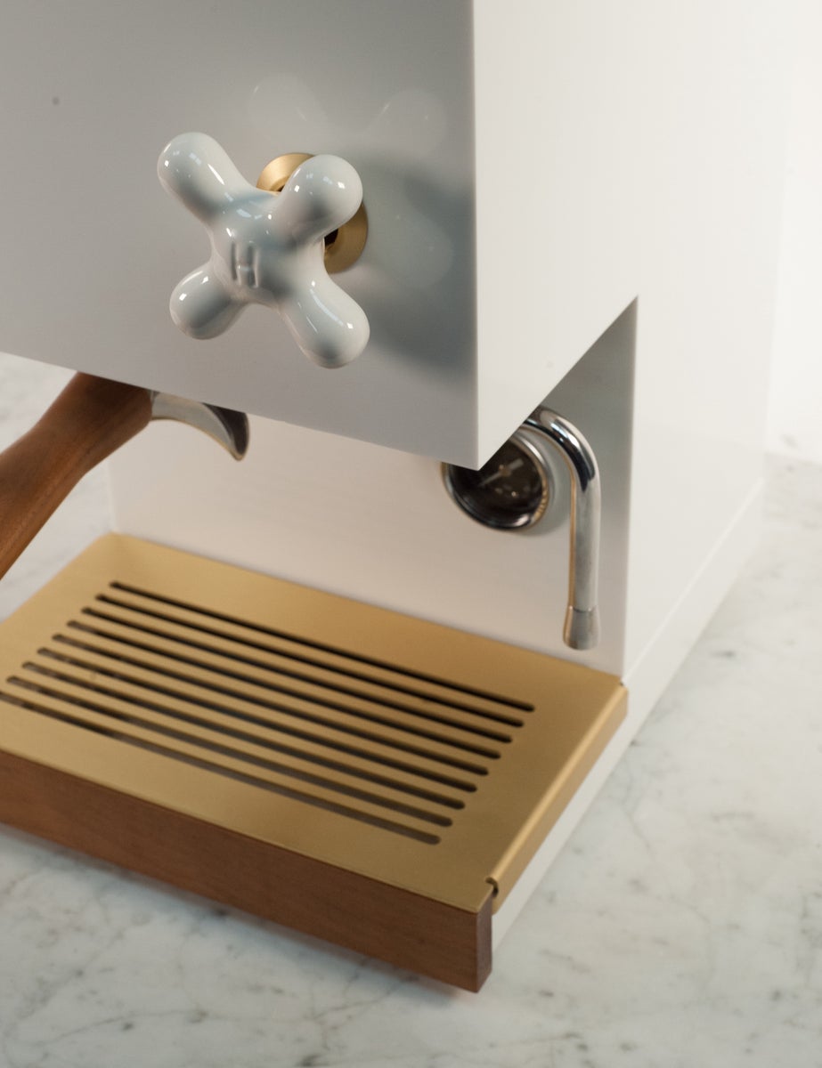 AnZa White Espresso Machine