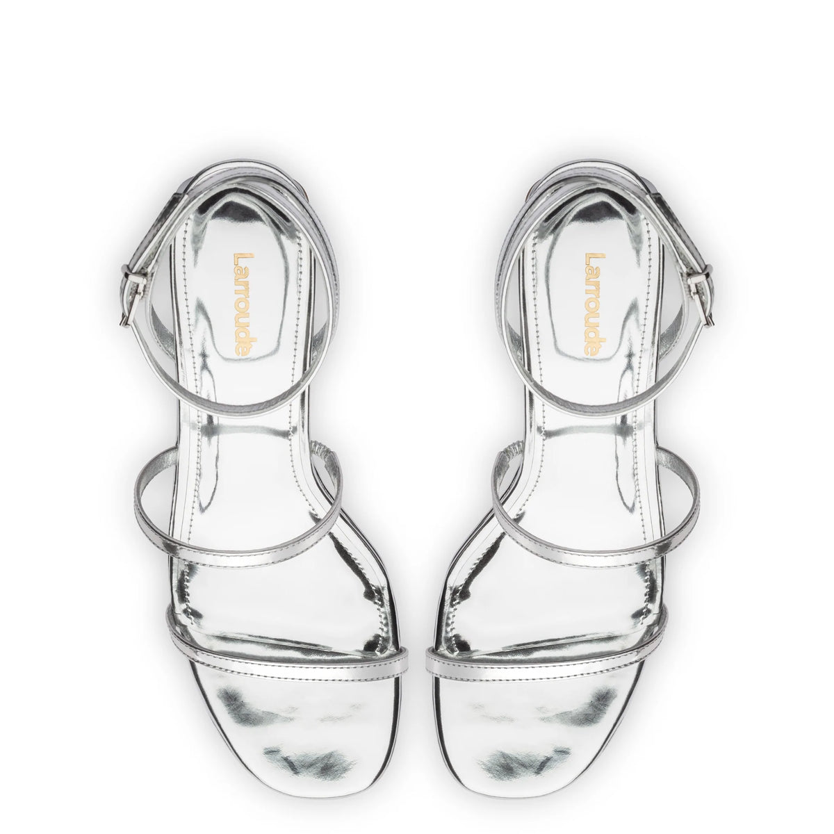 Gio Sandal In Silver Specchio