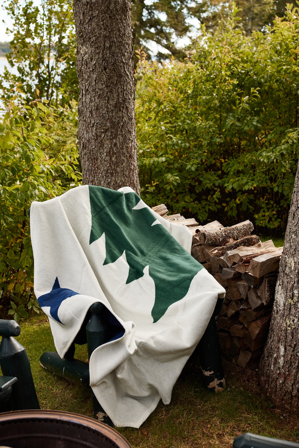 Maine Flag Blanket