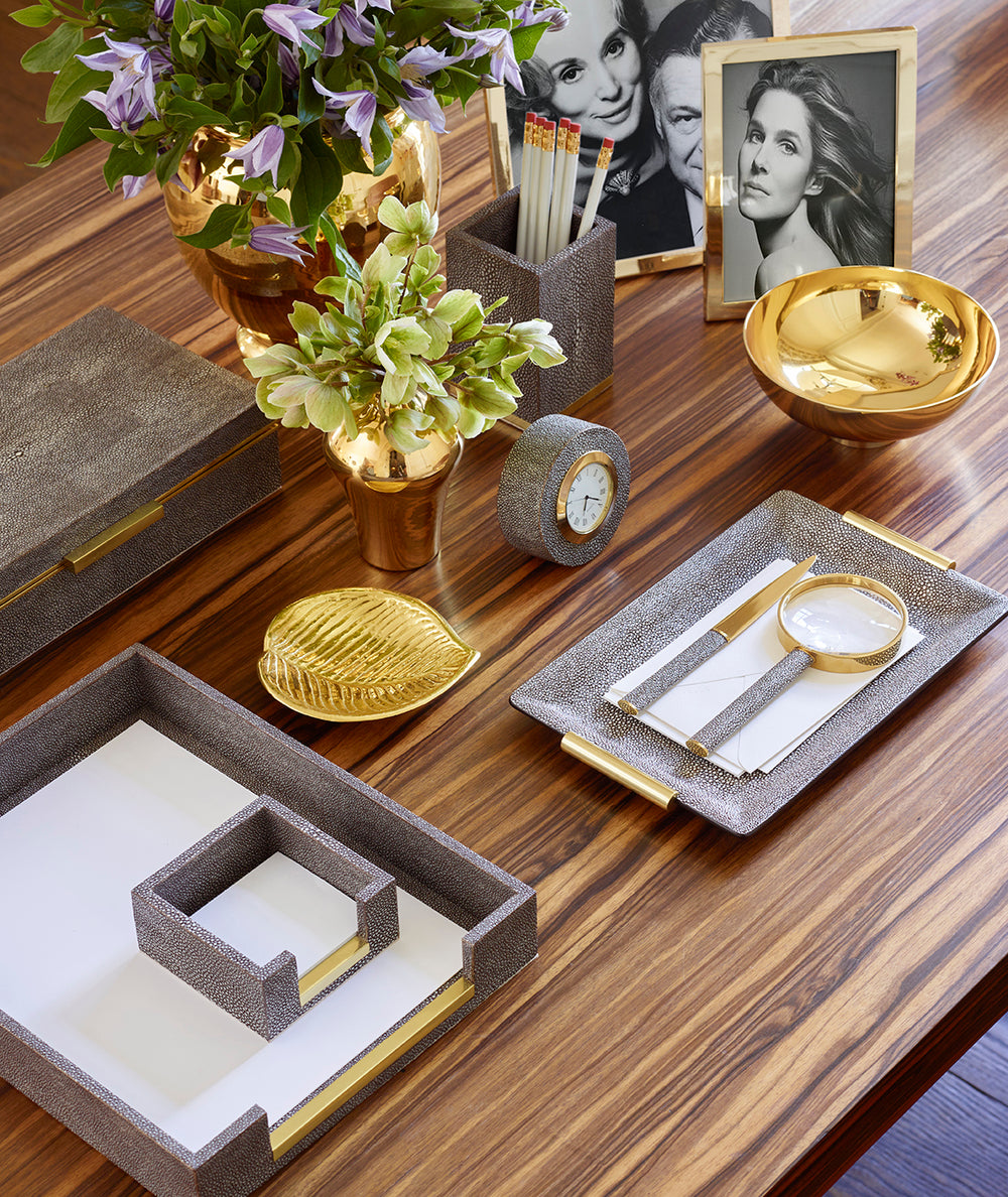 Aerin Shagreen Envelope Box on Over The Moon