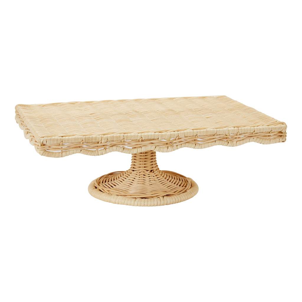 Rattan Serving Stand Rectangle