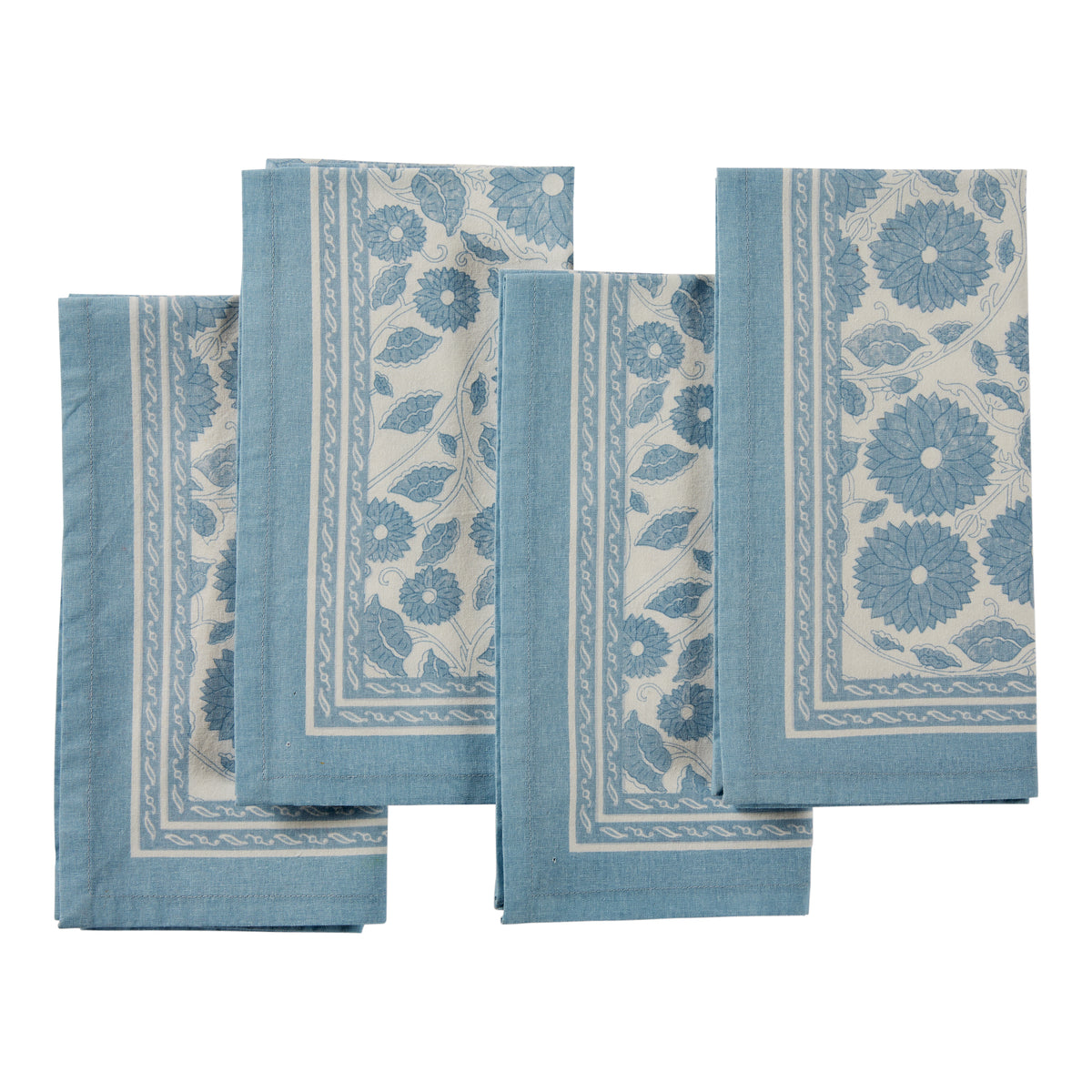Calypso Napkins Blue, Set of 4