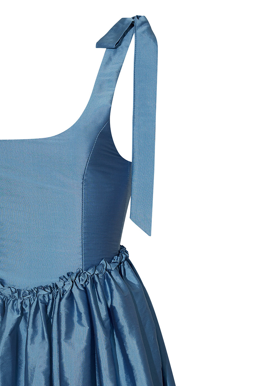 The Marie Dress in Azure Blue