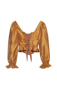 The Sofia Corset Top in Marigold