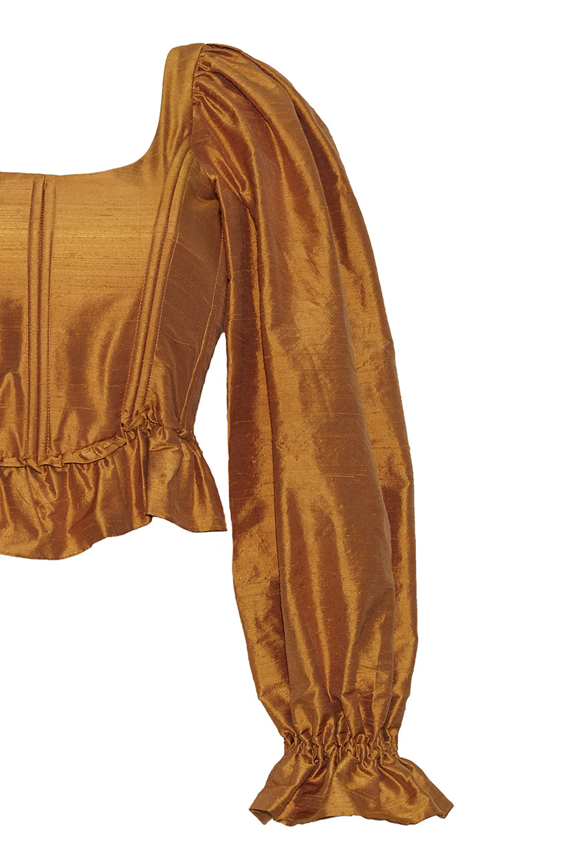 The Sofia Corset Top in Marigold