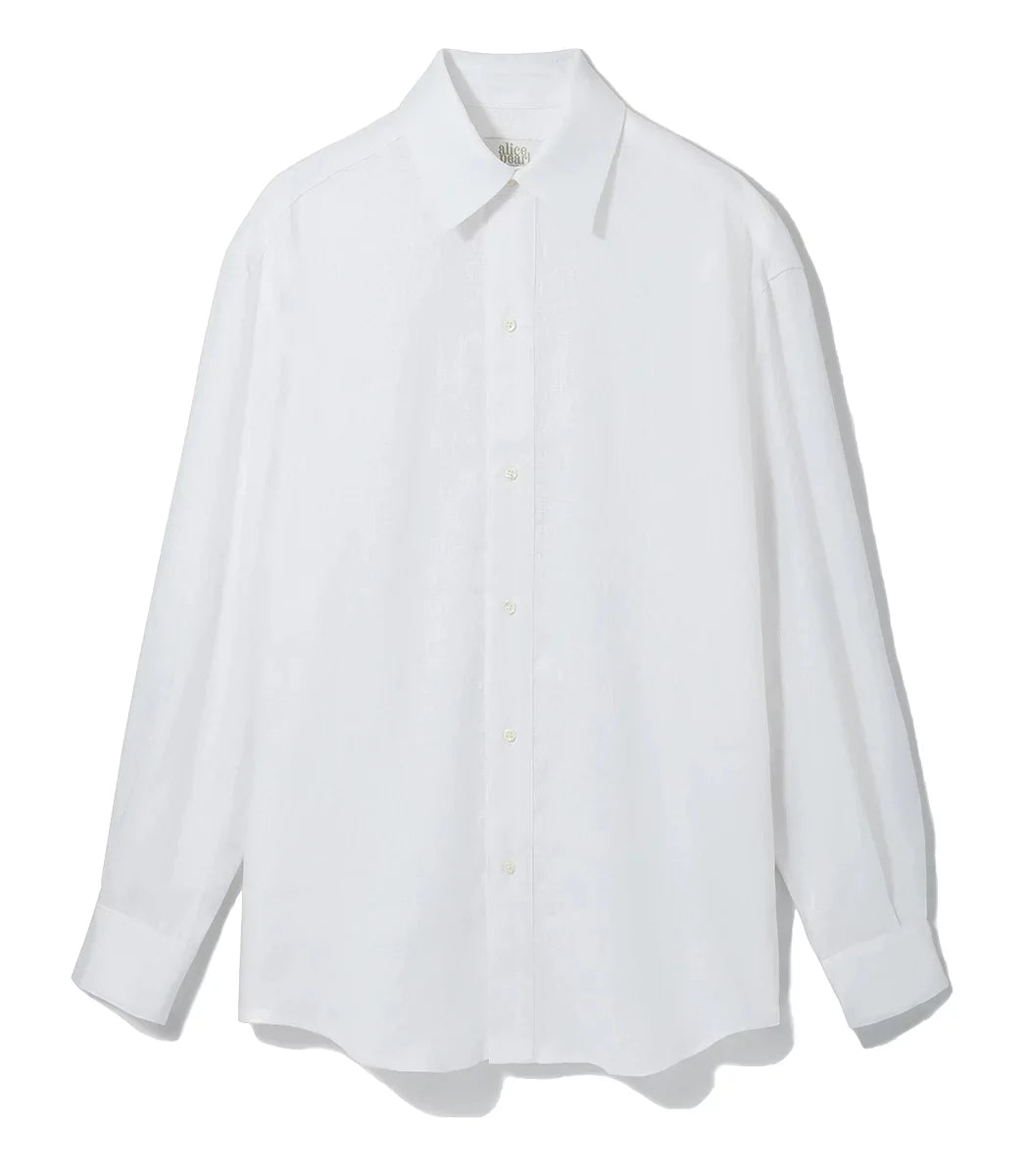 Joie Unisex Relaxed Shirt in White