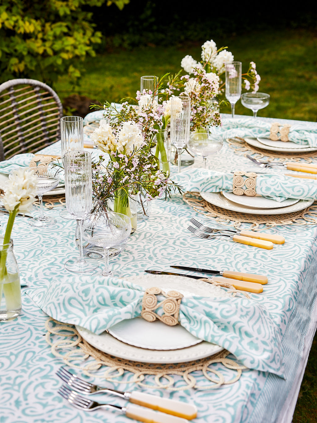 Turquoise Amelia Tablecloth