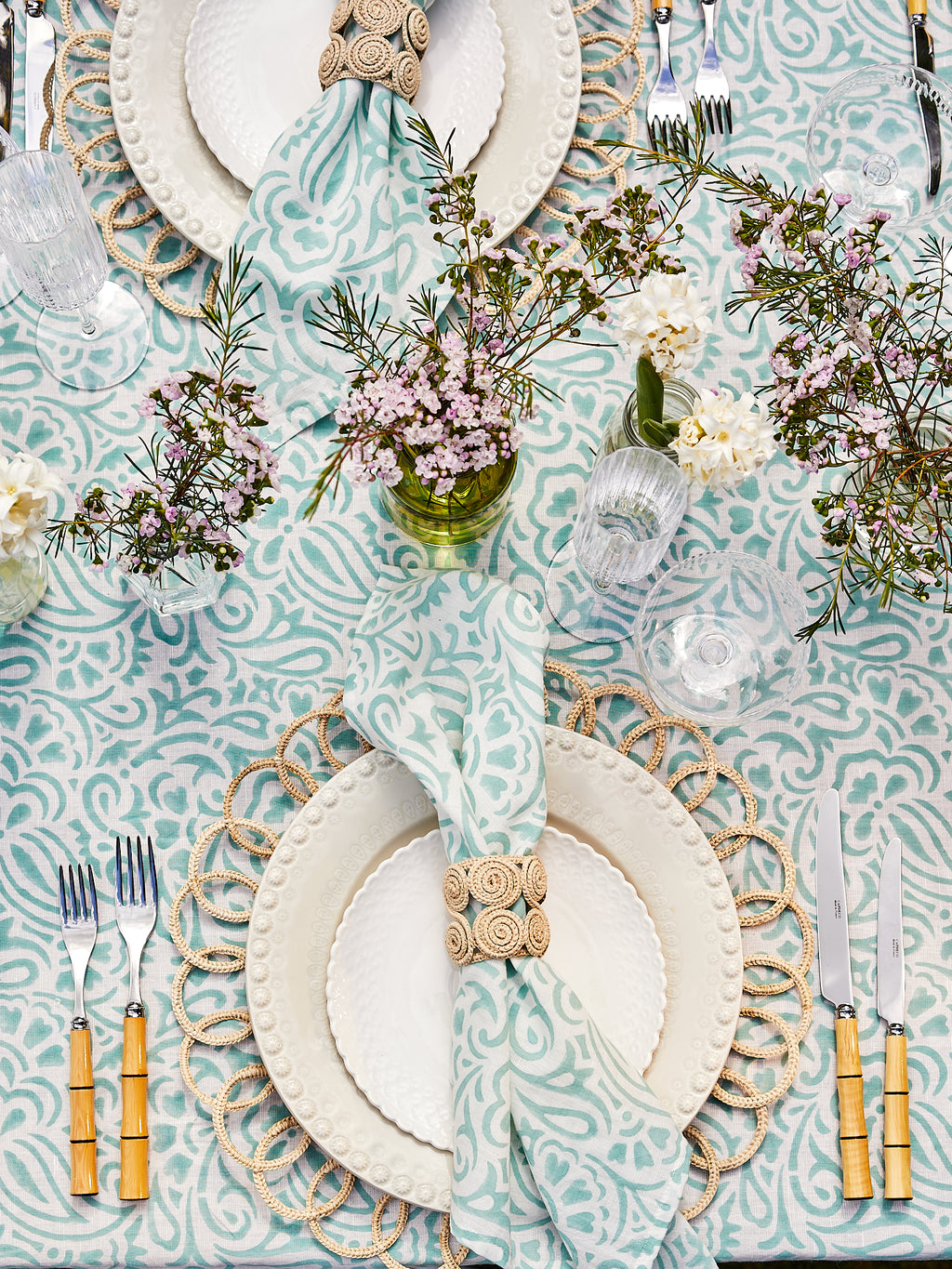 Turquoise Amelia Tablecloth
