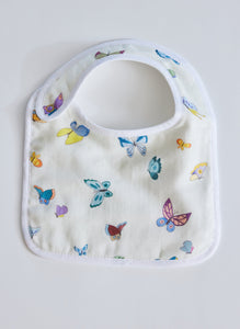 Madame Butterfly Bib and Burp Cloth Set