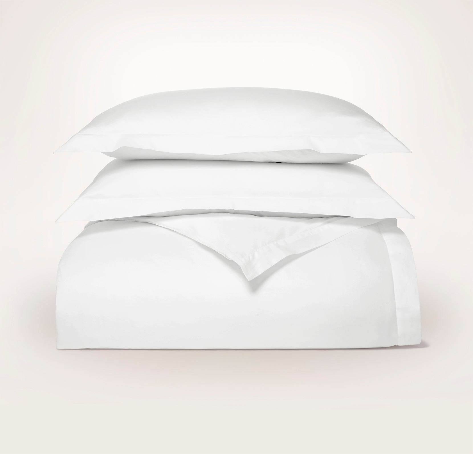 Signature Hemmed Duvet Set - Queen (Pewter)