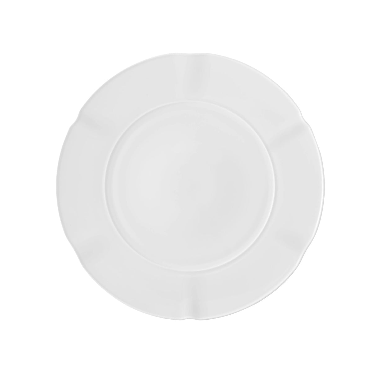 Crown White Dinner Plate, Set of 4