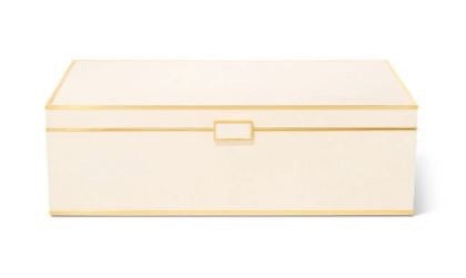 Classic Shagreen Game Box in Cream