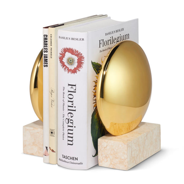 Post Production｜Esth Re-lux Brass Bit Constantin Bookends in Brass | Over The Moon