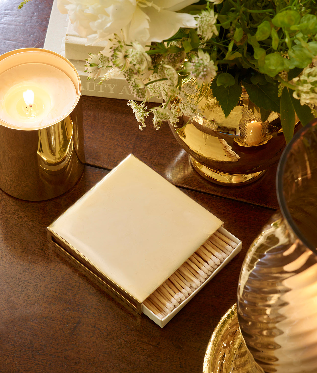 Aerin Square Match Sleeve with Matches on Over The Moon