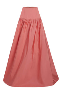 Sardinia Coral Silk Faille Ballgown Skirt
