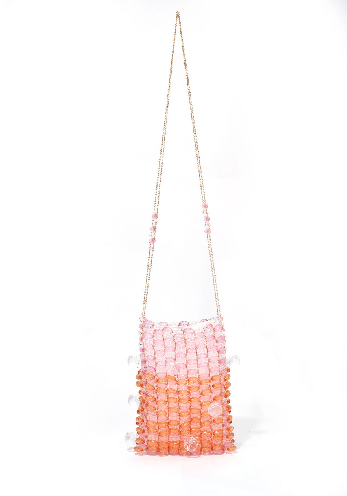 Caprice Bag in Peach and Pink Ombre